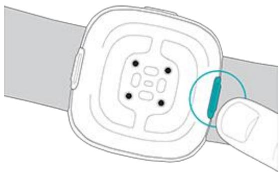 FITBIT Versa 4 - Retirer un bracelet - 1