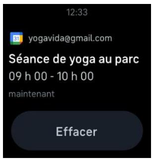 FITBIT Versa 4 - Affichage des notifications entrantes - 1