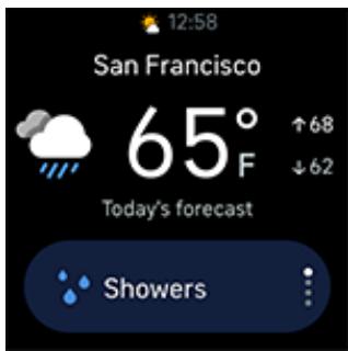 FITBIT Versa 4 - Météo - 2