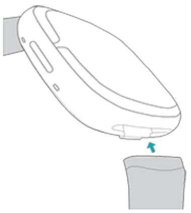 FITBIT Versa 4 - Attacher un bracelet - 1