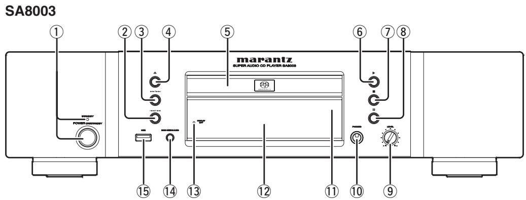 MARANTZ SA7003/N1B - Panneau avant - 1