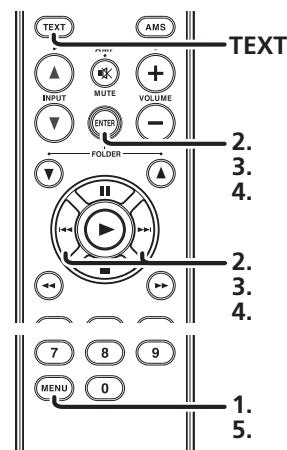 MARANTZ SA7003/N1B - Sélection des informations sur les fichiers à afficher - 1