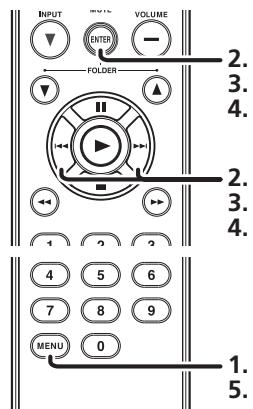 MARANTZ SA7003/N1B - Selection de la BASE de données ipod - 1