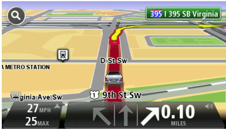 TOMTOM VIA 135M - Utiliser le guidage sur changement de voie - 2