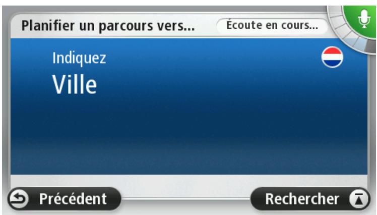 TOMTOM VIA 135M - Planifier un trajet avec la reconnaissance vocale - 2