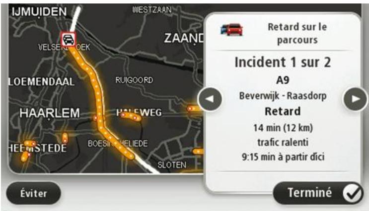 TOMTOM VIA 135M - Pour en savoir plus sur un incident - 2
