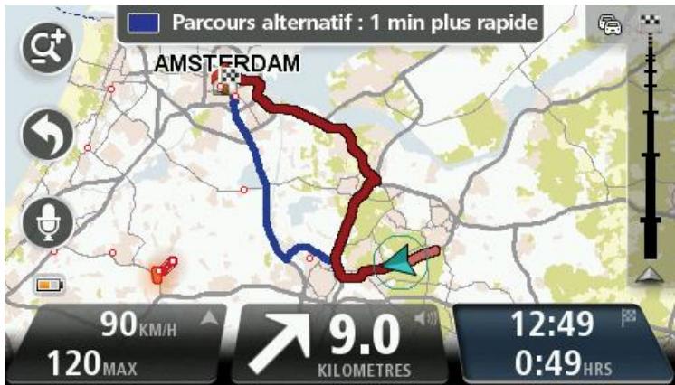 TOMTOM VIA 135M - Parcours alternatives - 1