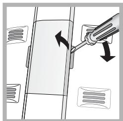HOTPOINT-ARISTON NMBL 1912 INOX - Remplacement de l'ampoule déclairage - 1