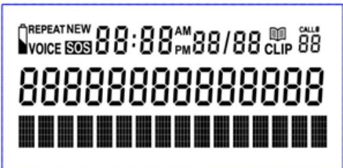 TELEFUNKEN F591 - Affichage du téléphone - 1