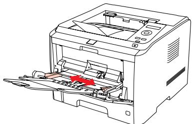 PANTUM P3500DN - Chargement du papier dans le bac d'entrée polyvalent - 3