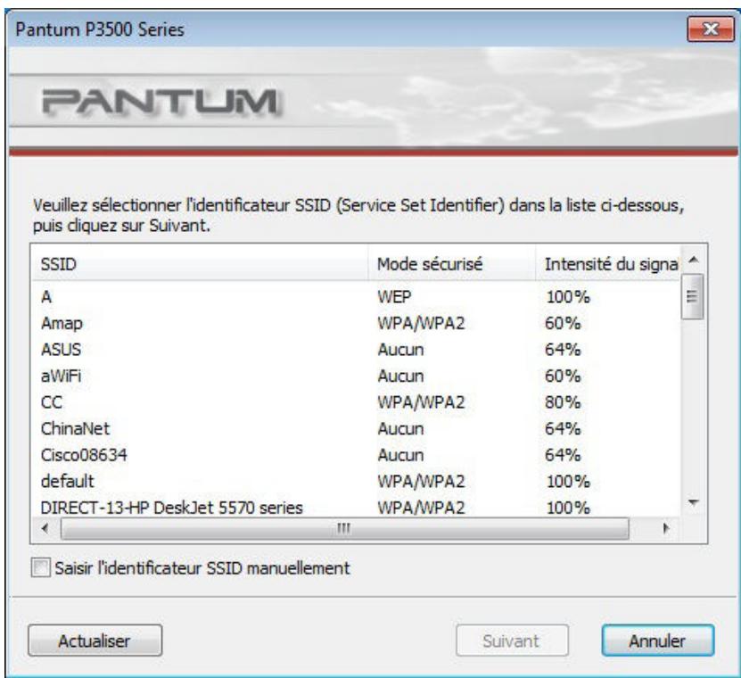 PANTUM P3500DN - Installation du modèle wi-fi - 2