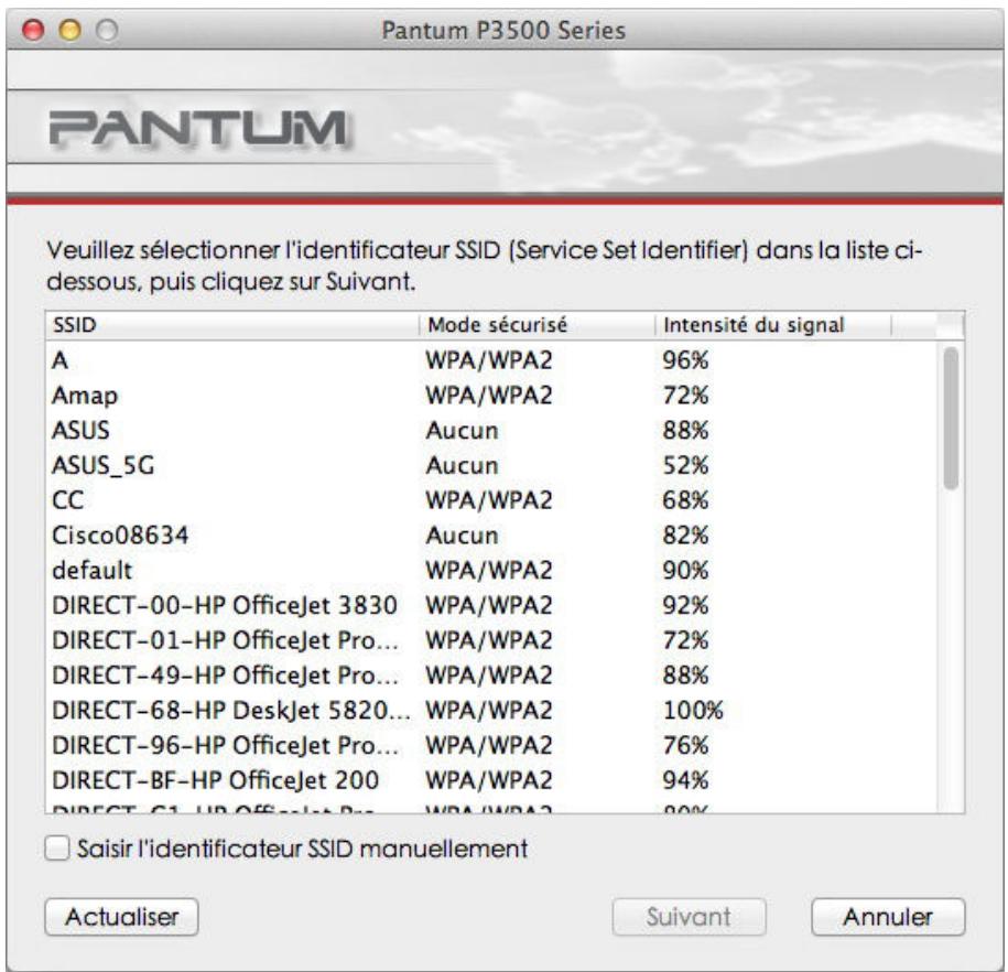 PANTUM P3500DN - Configuration de système mac - 1