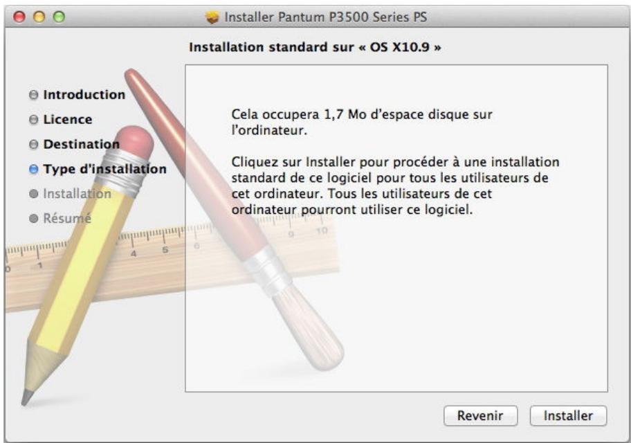 PANTUM P3500DN - Type d'installation - 1
