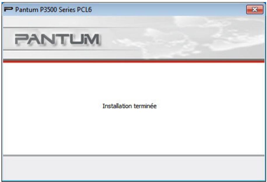PANTUM P3500DN - 4) Installation terminée - 1