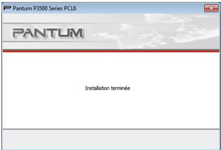 PANTUM P3500DN - Interface d'installation d'imprimante - 1