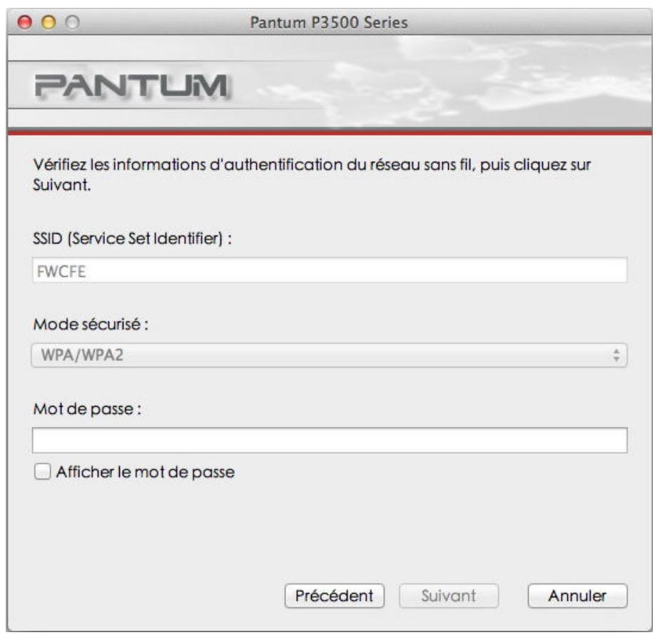 PANTUM P3500DN - 4) Configuration de la saisie des informations - 1
