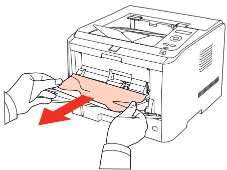 PANTUM P3500DN - Bourrage papier dans le bac d'entrée manuelle - 1