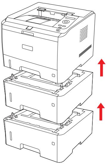 PANTUM P3500DN - Installation du bac en option - 1