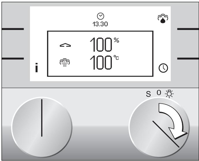 GAGGENAU BS 281-130 - Régler la température et choisir le mode - 1