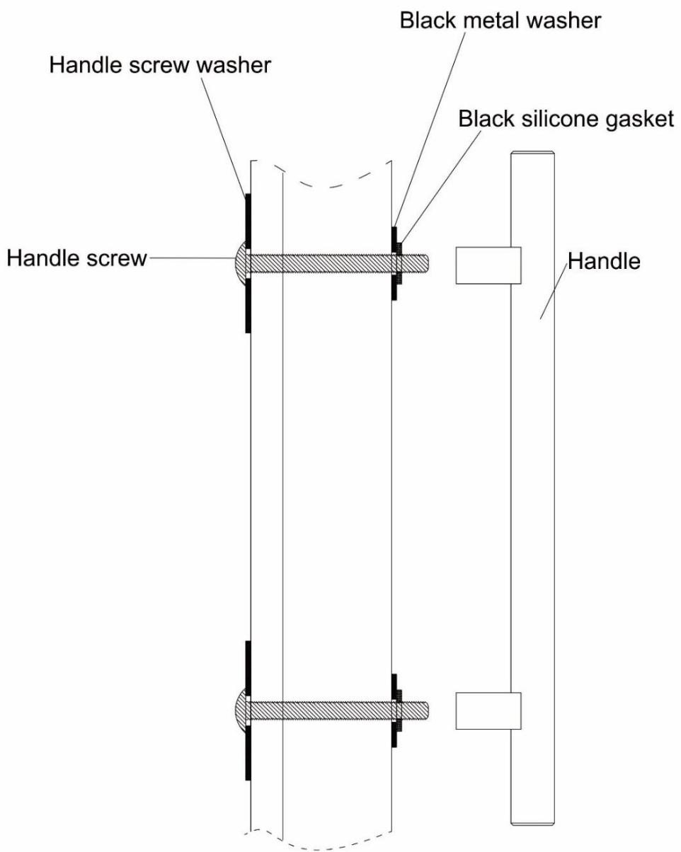 DARTY LS102DZ - > Handle installation - 2