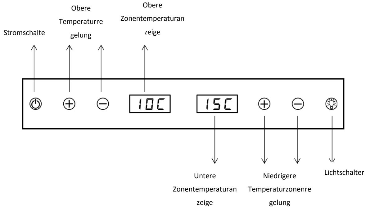 DARTY LS102DZ - > Schalttafel - 1