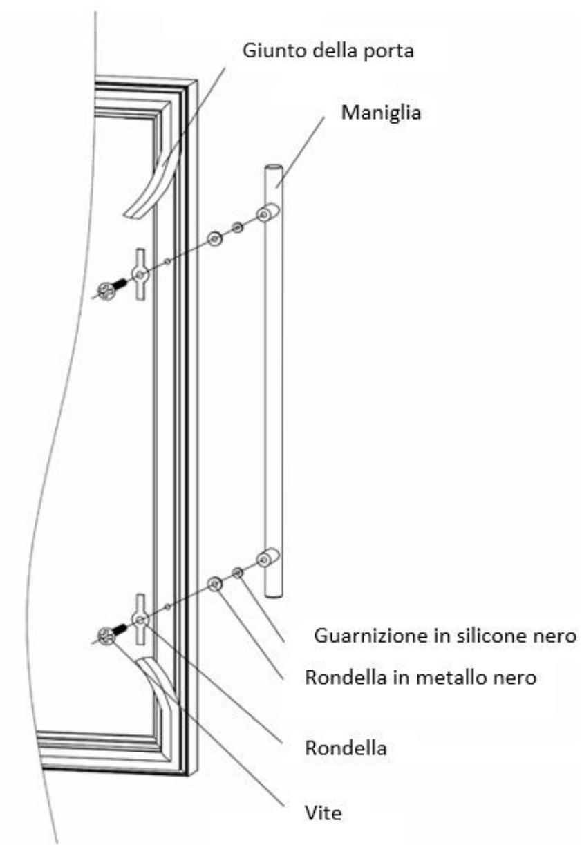 DARTY LS102DZ - Installazione della maniglia - 1