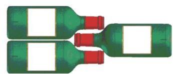 DARTY LS102DZ - Methods om flessen kuiselings neer te leggen: - 1