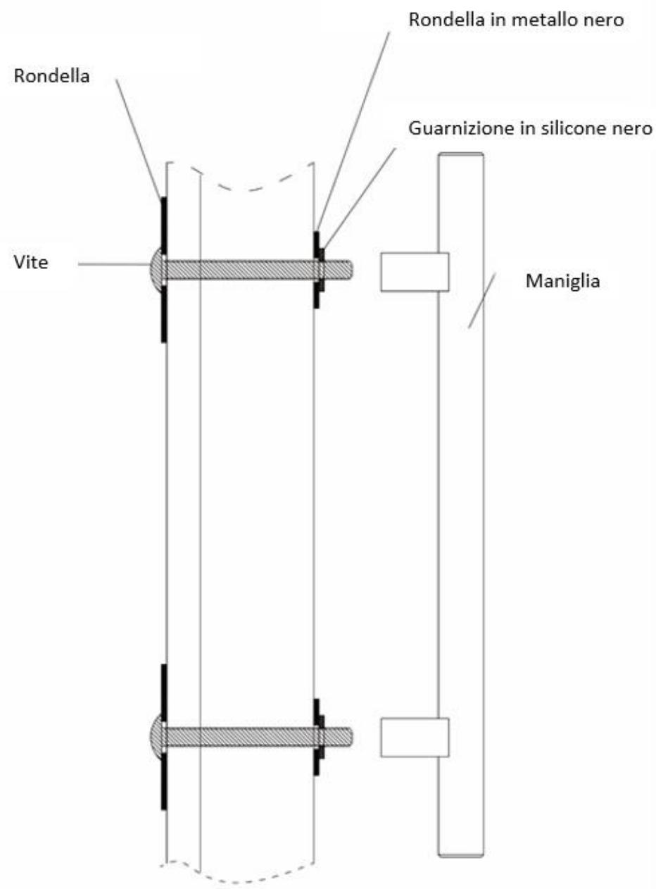 DARTY LS102DZ - Installazione della maniglia - 2