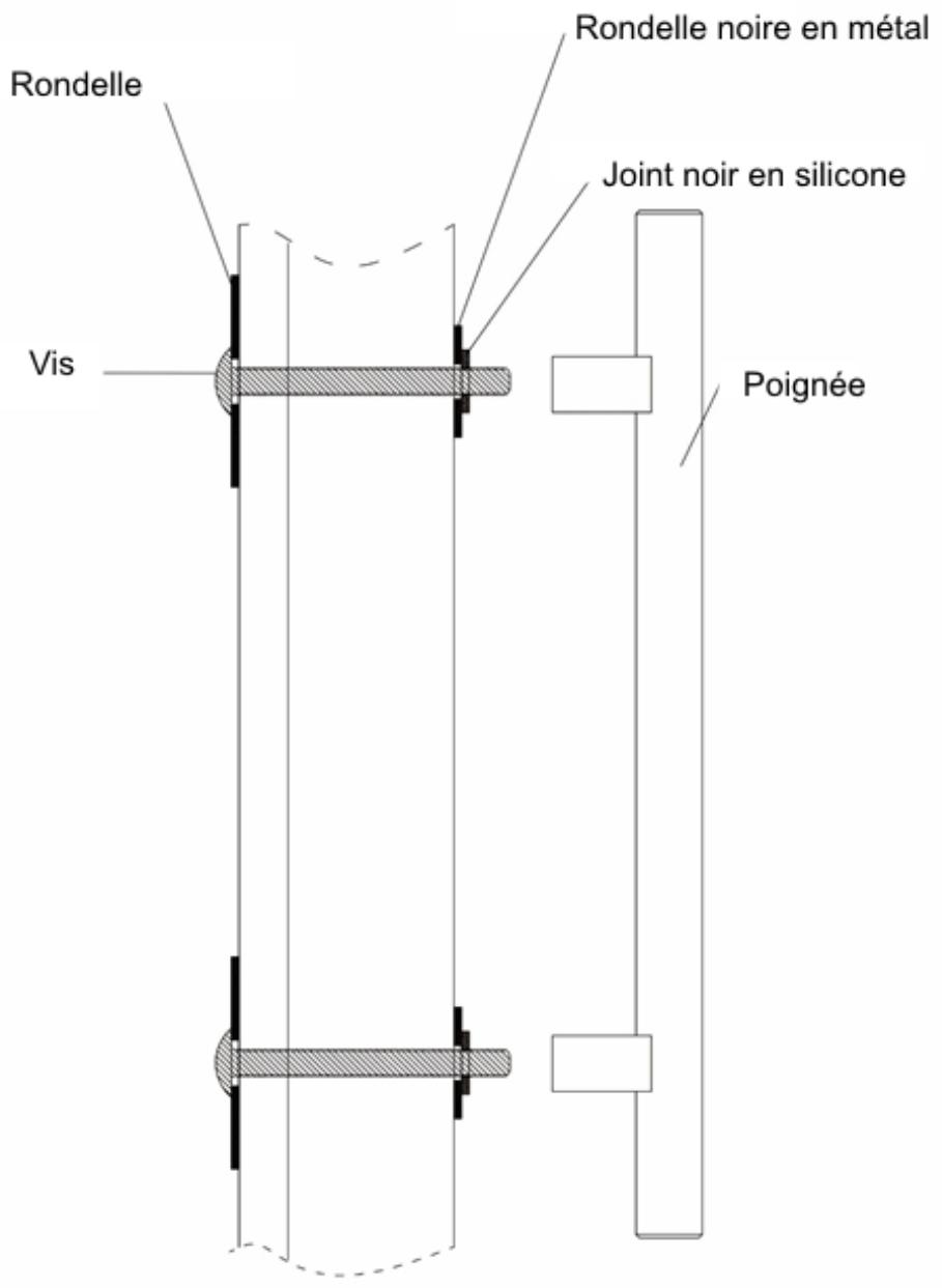 DARTY LS102DZ - Installation de la poignée - 2