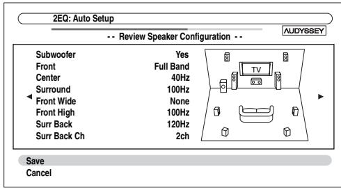 ONKYO TX-SR608 - Utilisez / pour sélectionner une option, puis appuyez sur ENTER. - 1