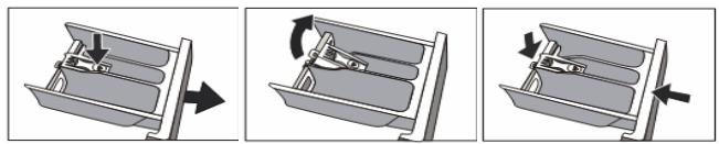 DARTY FLF6010E - Le bac à produits - 1
