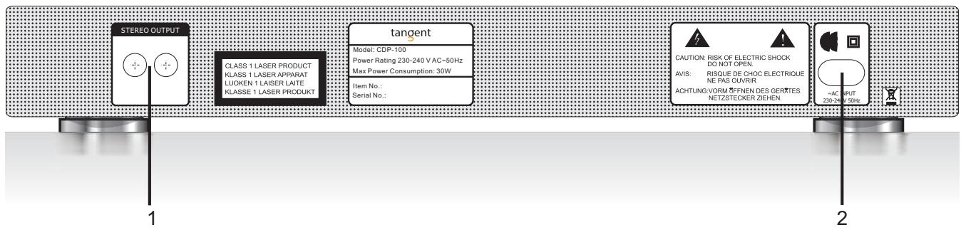 TANGENT CDP100SILVER - Raccords - 1