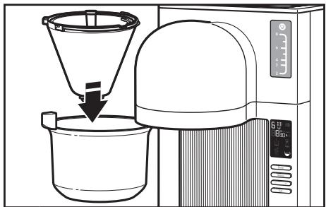 HITCHENAID 5KCMO802EER - Remplissage du porte-filtre - 1