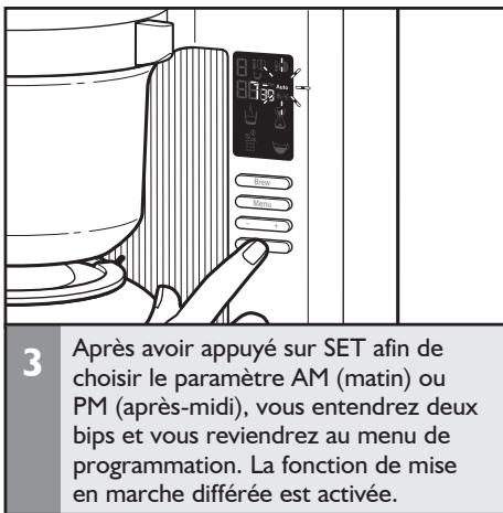 HITCHENAID 5KCMO802EER - Réglage de la fonction de mise en marche différée - 3