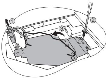 BENQ MS500H - Remplacement de la lampe - 4