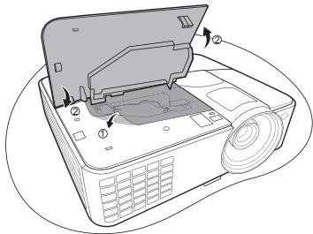 BENQ MS500H - Remplacement de la lampe - 10