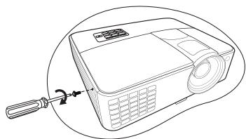 BENQ MS500H - Remplacement de la lampe - 12