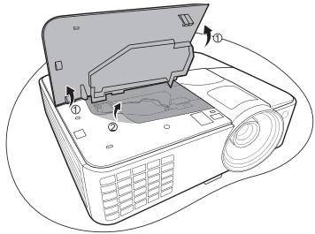 BENQ MS500H - Remplacement de la lampe - 3