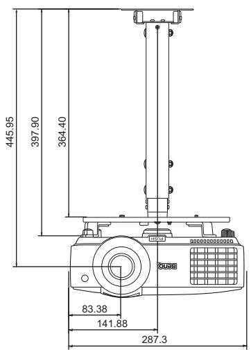 BENQ MS500H - Dimensions - 4