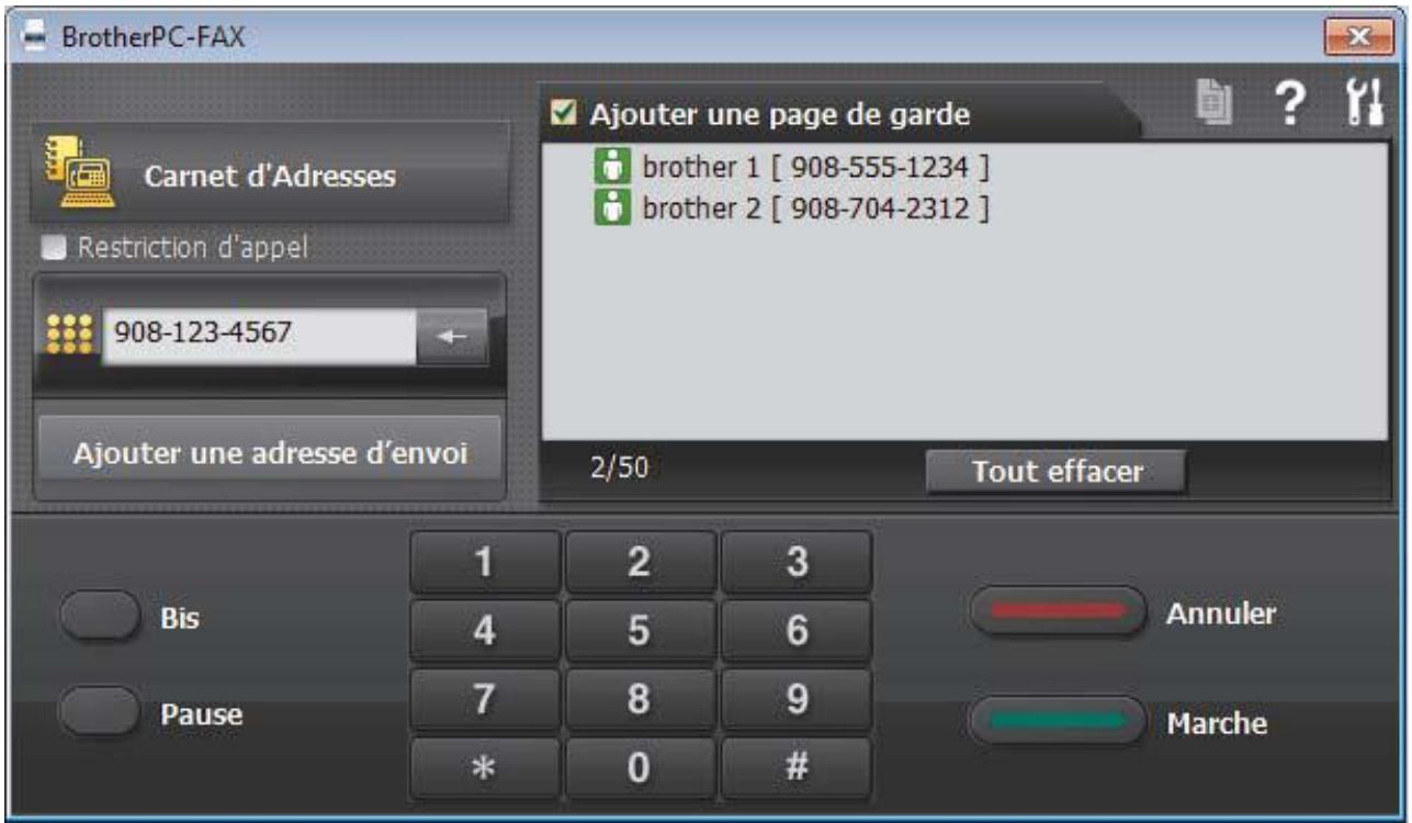 BROTHER MFC-L8690CDW - Envoyer un fax à l'aide de PC-FAX (Windows®) - 1
