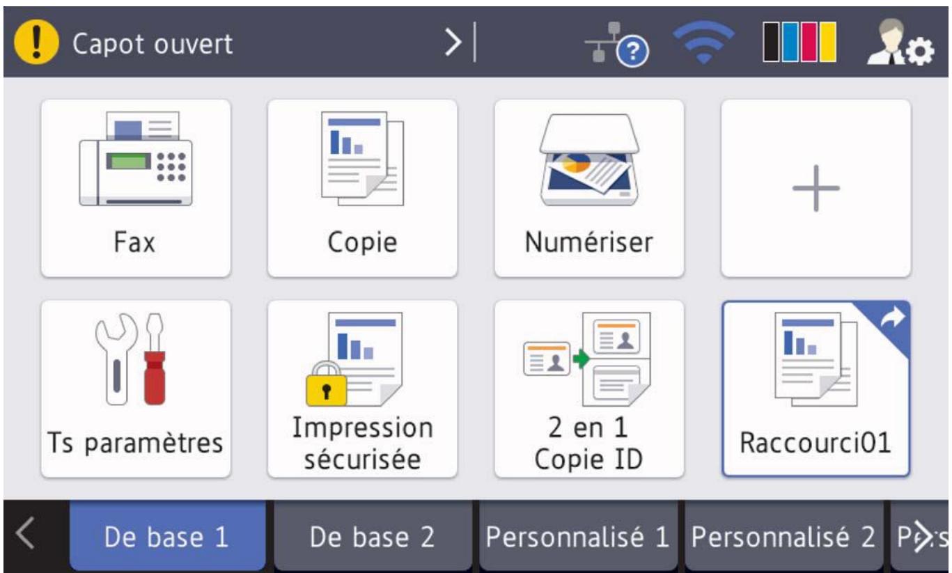 BROTHER MFC-L8690CDW - Onglets d'accueil - 2
