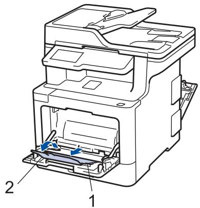 BROTHER MFC-L8690CDW - Charger et imprimer les enveloppes à l'aide du bac universel - 5