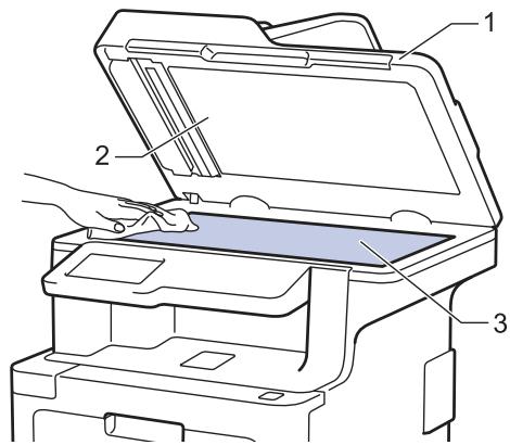 BROTHER MFC-L8690CDW - Nettoyer le scanner - 1