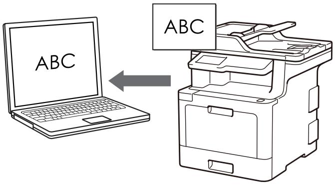 BROTHER MFC-L8690CDW - Numériser vers un fichier texte modifiable (OCR) à l'aide du mode Avancé de ControlCenter4 (Windows®) - 1