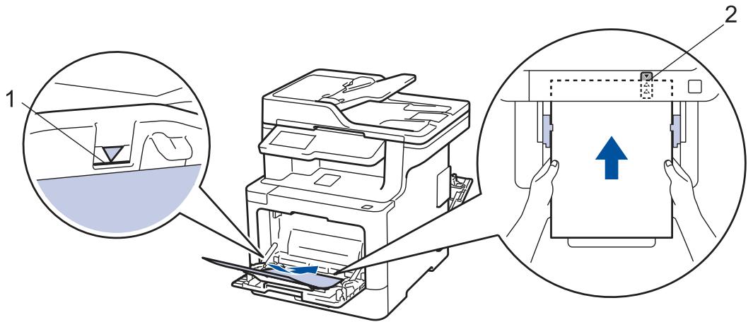 BROTHER MFC-L8690CDW - Charger et imprimer les étiquettes à l'aide du bac universel - 4