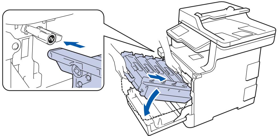 BROTHER MFC-L8690CDW - Du papier est coincé à l'intérieur de l'appareil - 8