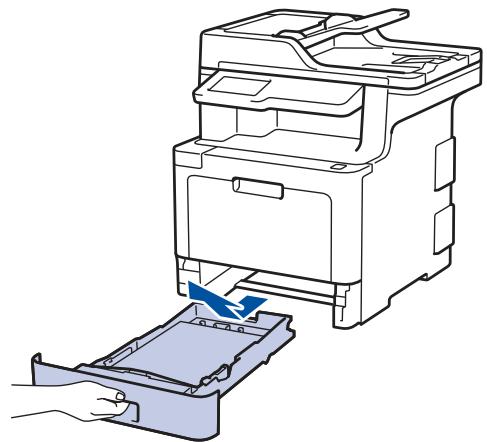 BROTHER MFC-L8690CDW - Du papier est coincé à l'intérieur du bac à papier - 1