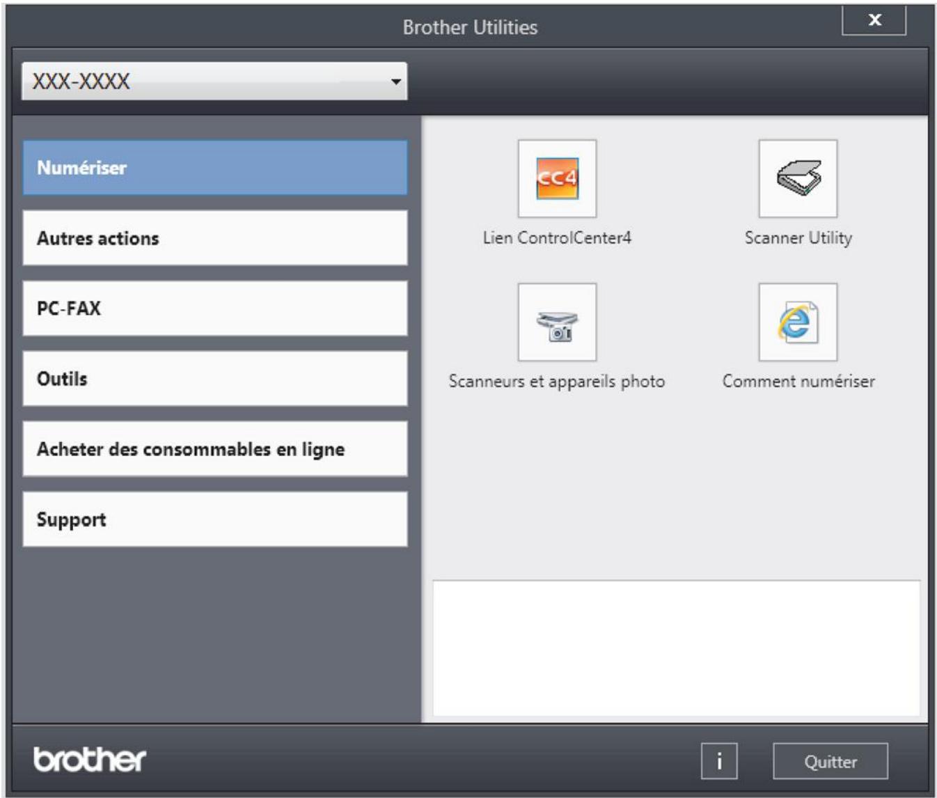 BROTHER MFC-L8690CDW - Accéder aux utilitaires Brother (Windows®) - 1