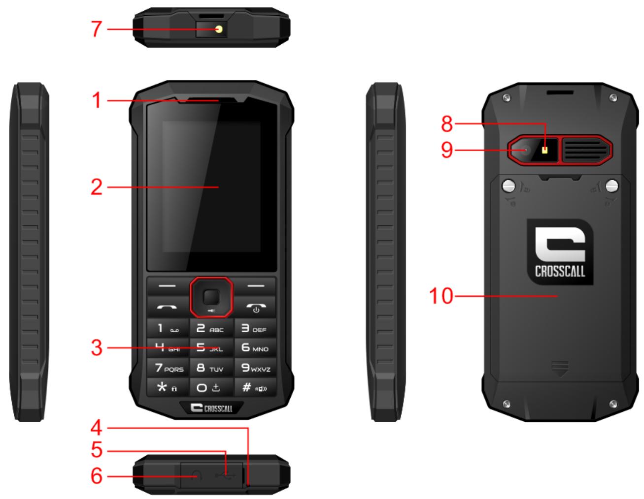 CROSSCALL SPIDER X4 NOIR - Téléphone - 1