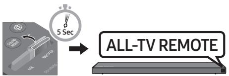 SAMSUNG HW-Q60R - Si vous avez un téléviseur samsung, vous pouvez régler le volume de la soundbar à l'aide de la télécommande IR fournie avec votre téléviseur samsung. - 3